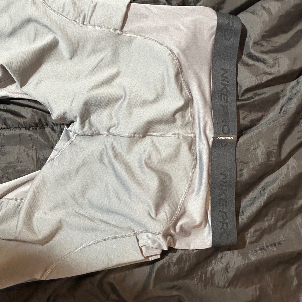 NWOT Nike Pro Dri-FIT Compression Tights Gray Training Leggings Mens XXL - Picture 7 of 11